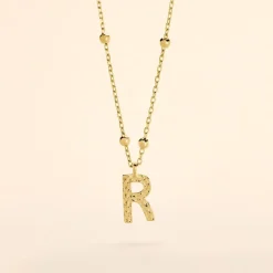 Collier Plaqué Or Jaune Lettra|Marc Orian Hot