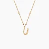 Collier Plaqué Or Jaune Lettra|Marc Orian Best