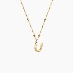 Collier Plaqué Or Jaune Lettra|Marc Orian Best