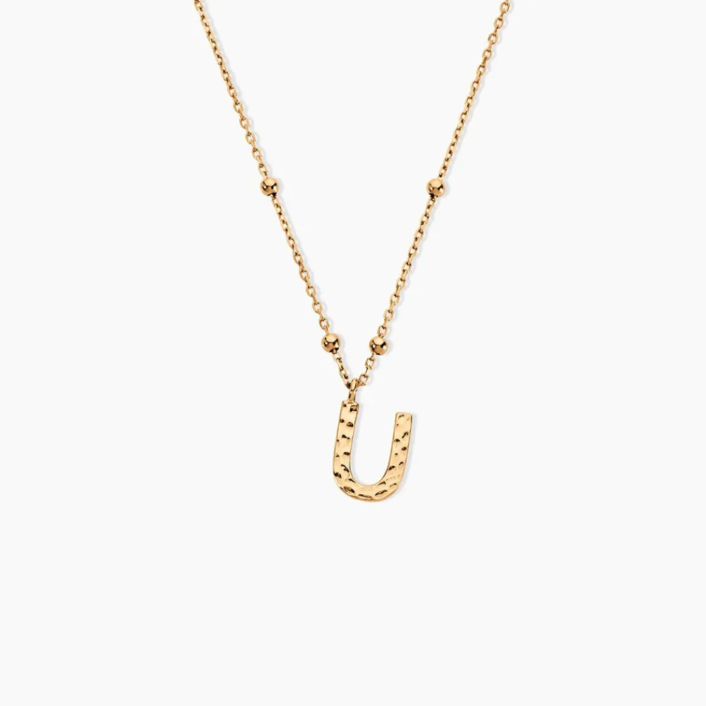 Collier Plaqué Or Jaune Lettra|Marc Orian Best