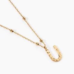Collier Plaqué Or Jaune Lettra|Marc Orian Best