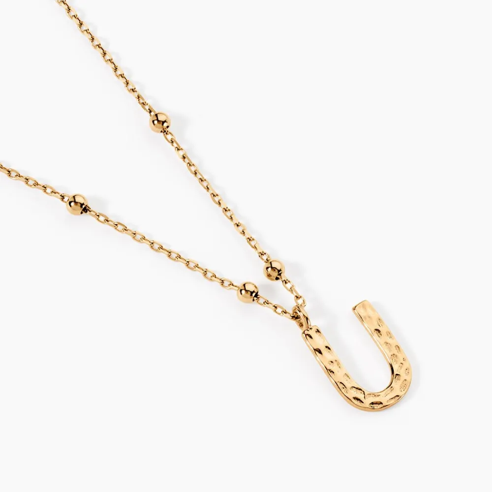 Collier Plaqué Or Jaune Lettra|Marc Orian Best