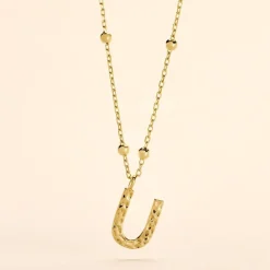 Collier Plaqué Or Jaune Lettra|Marc Orian Best