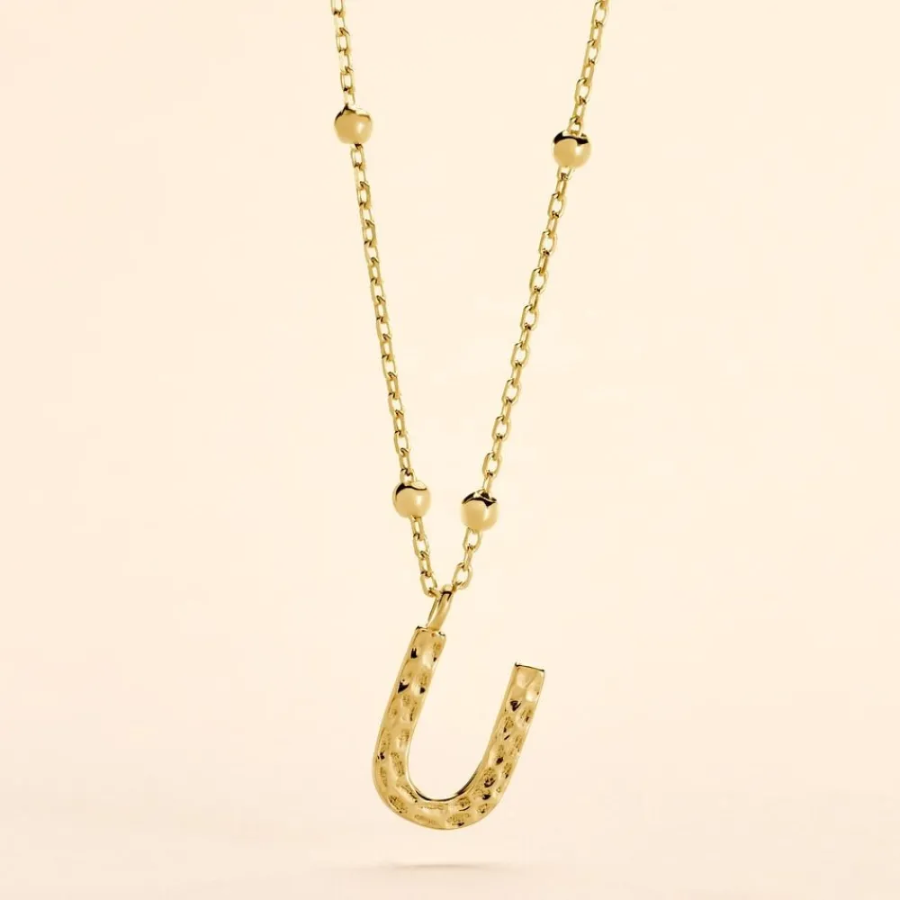 Collier Plaqué Or Jaune Lettra|Marc Orian Best