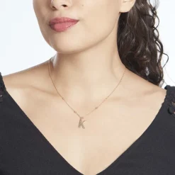 Collier Plaqué Or Jaune Lettra|Marc Orian New