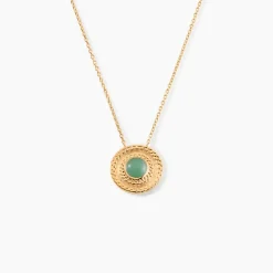 Collier Plaqué Or Jaune Marcia Aventurine|Marc Orian Outlet