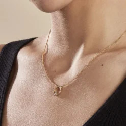 Collier Plaqué Or Lila Oxydes De Zirconium|Marc Orian