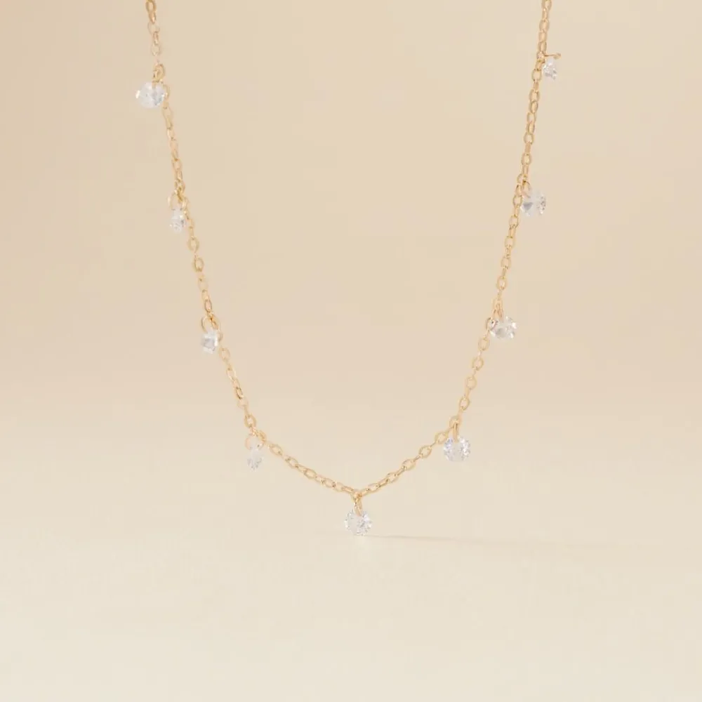 Collier Plaqué Or Oxydes De Zirconium|Marc Orian Online