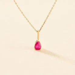 Collier Pluie D'Eclat Or Jaune Rubis