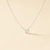 Collier Ponama Or Blanc Oxyde De Zirconium