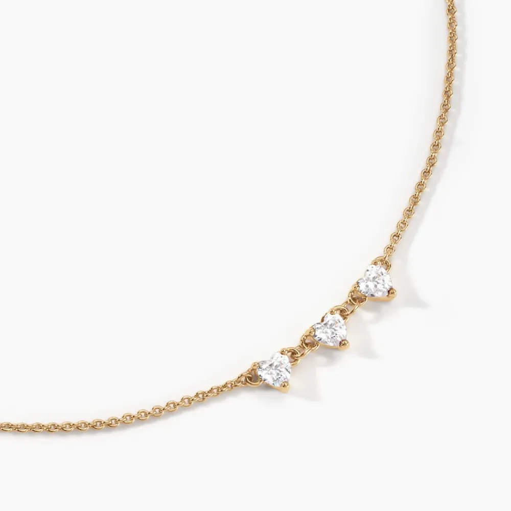 Collier Poésie Rosée Plaque Or Jaune Oxyde De Zirconium|Marc Orian Sale