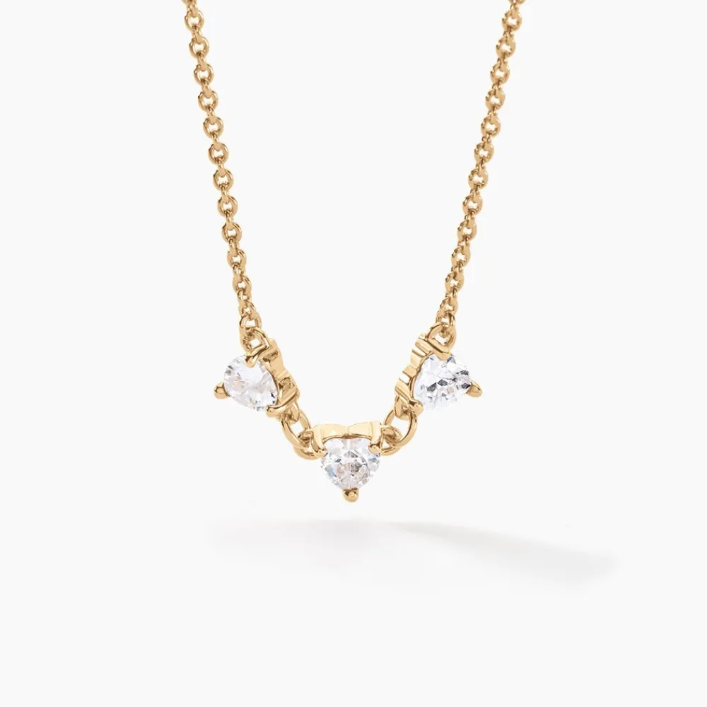 Collier Poésie Rosée Plaque Or Jaune Oxyde De Zirconium|Marc Orian Sale