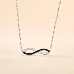 Collier Prudentia Argent Blanc Oxyde De Zirconium|Marc Orian Best