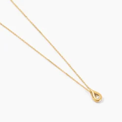 Collier Purete Or Jaune Diamant