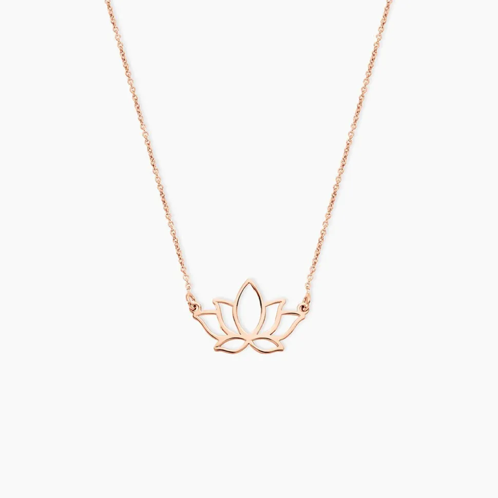 Collier Raia Argent Rose