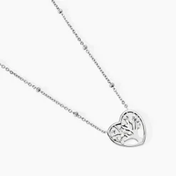 Collier Raimond Argent Blanc Oxyde De Zirconium