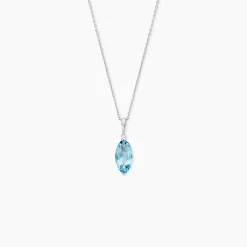 Collier Raquel Or Blanc Topaze|Marc Orian Sale