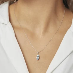 Collier Raquel Or Blanc Topaze|Marc Orian Sale