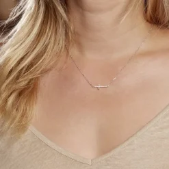 Collier Rayan Argent Blanc Oxyde De Zirconium|Marc Orian Best