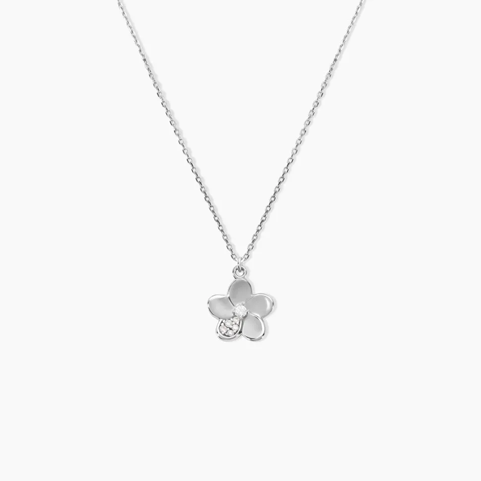 Collier Reem Argent Blanc Oxyde De Zirconium