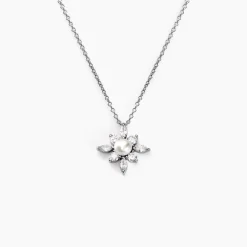 Collier Rhoda Argent Blanc Perle De Culture Oxyde De Zirconium|Marc Orian Clearance