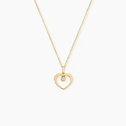 Collier Rohanna Or Jaune Oxyde De Zirconium
