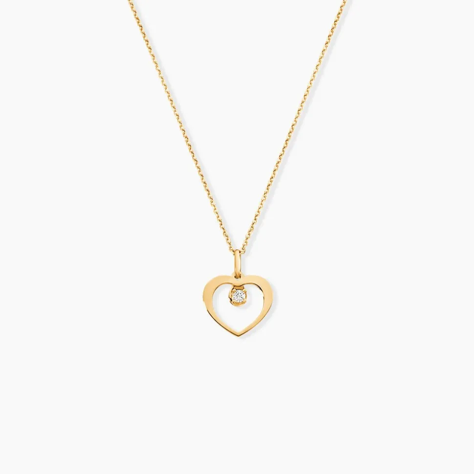 Collier Rohanna Or Jaune Oxyde De Zirconium
