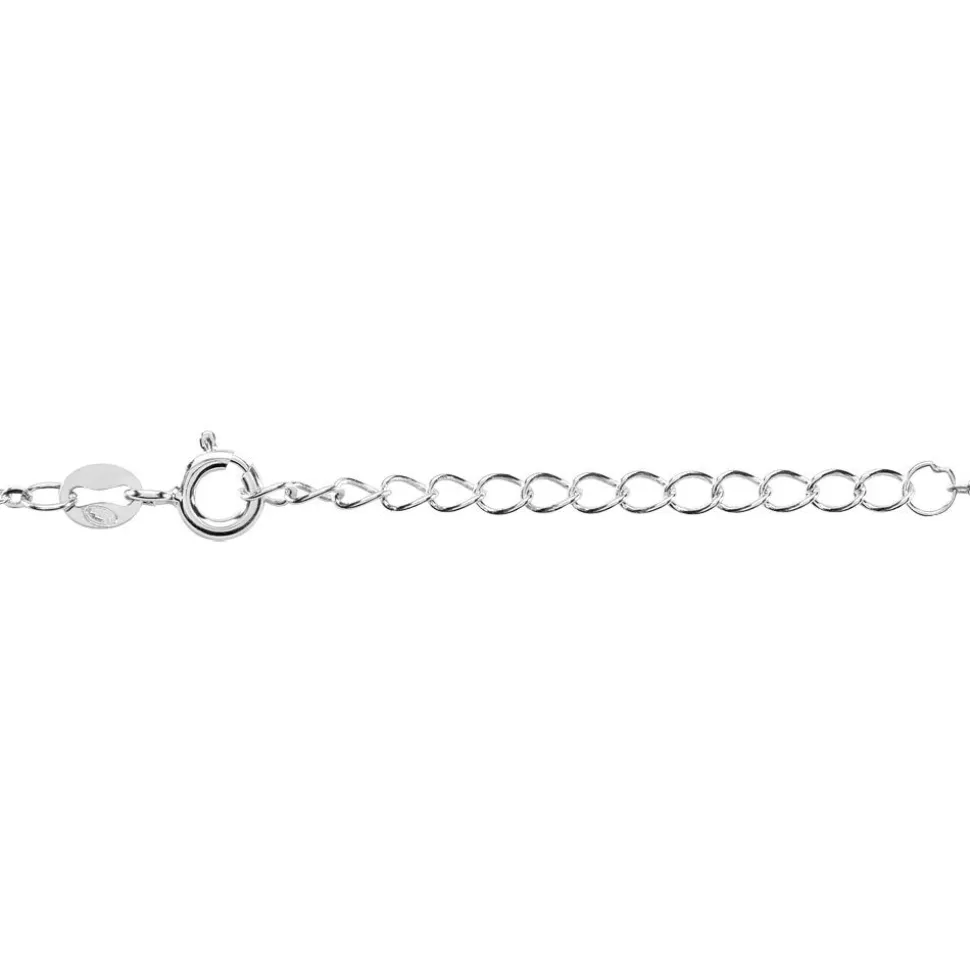 Collier Rowan Argent Blanc Oxyde De Zirconium