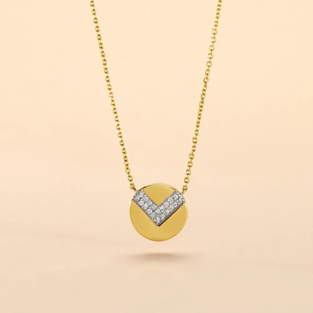 Collier Ruby Or Jaune Diamant|Marc Orian New