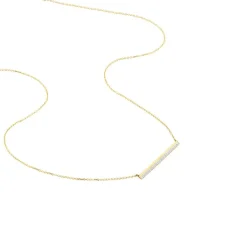 Collier Sahteene Or Jaune Diamant