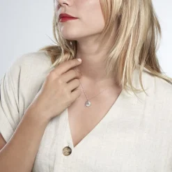 Collier Salvia Argent Blanc Opale|Marc Orian Best