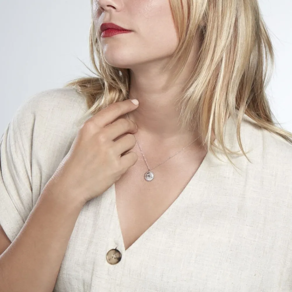 Collier Salvia Argent Blanc Opale|Marc Orian Best