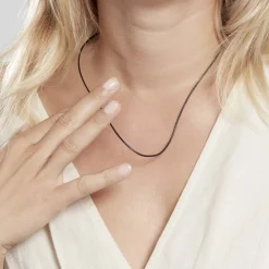 Collier Sanata Argent Blanc
