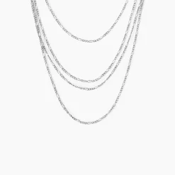 Collier Santoline Argent Blanc