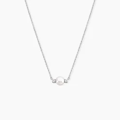 Collier Sari Argent Blanc Perle De Culture Oxyde De Zirconium|Marc Orian Hot