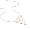 Collier Sautoir Rosario Acier Rose|Marc Orian Clearance