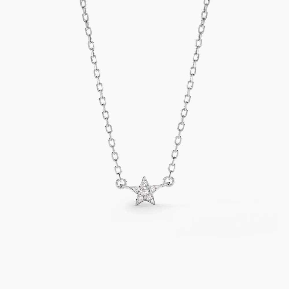 Collier Saya Argent Blanc Oxyde De Zirconium|Marc Orian Best