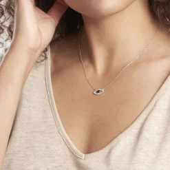 Collier Shemsi Argent Blanc Oxyde De Zirconium|Marc Orian Best