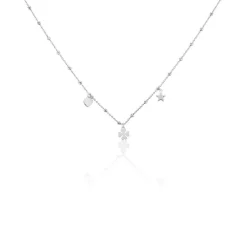 Collier Shyama Argent Blanc|Marc Orian Hot