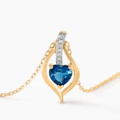 Collier Silucia Or Jaune Topaze Oxyde De Zirconium|Marc Orian Online