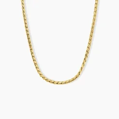 Collier Sloane Acier Jaune
