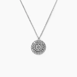 Collier Sophina Argent Blanc