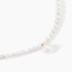 Collier Stella-rose Or Jaune Perle De Culture|Marc Orian Outlet