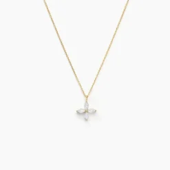 Collier Stellia Or Jaune Oxyde De Zirconium