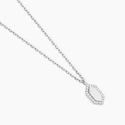 Collier Stellie Argent Blanc Oxyde De Zirconium|Marc Orian Online