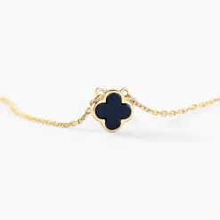 Collier Stellya Or Jaune Onyx
