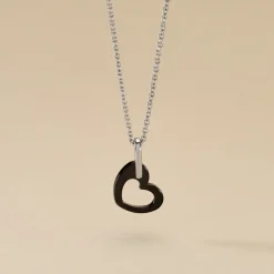 Collier Sumeyra Argent Blanc Céramique Et Oxyde De Zirconium