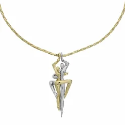 Collier Suraya Laiton Bicolore|JOURDAN Online