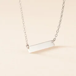 Collier Suzeanne Argent Blanc