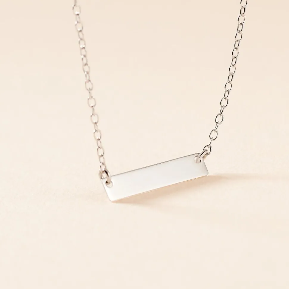 Collier Suzeanne Argent Blanc